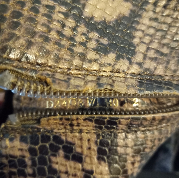 Geox Respira Leather Faux Snakeskin Bootie - Picture 8 of 11